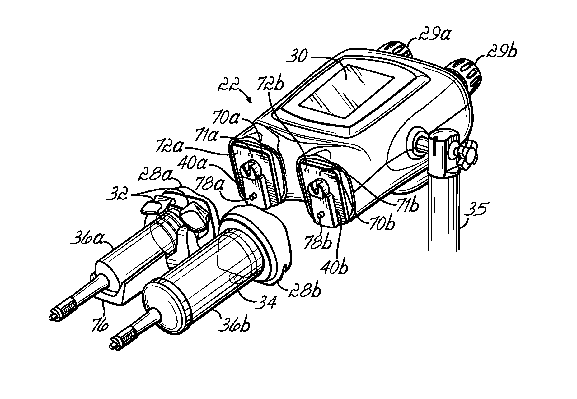 Powerhead of a Power Injection System