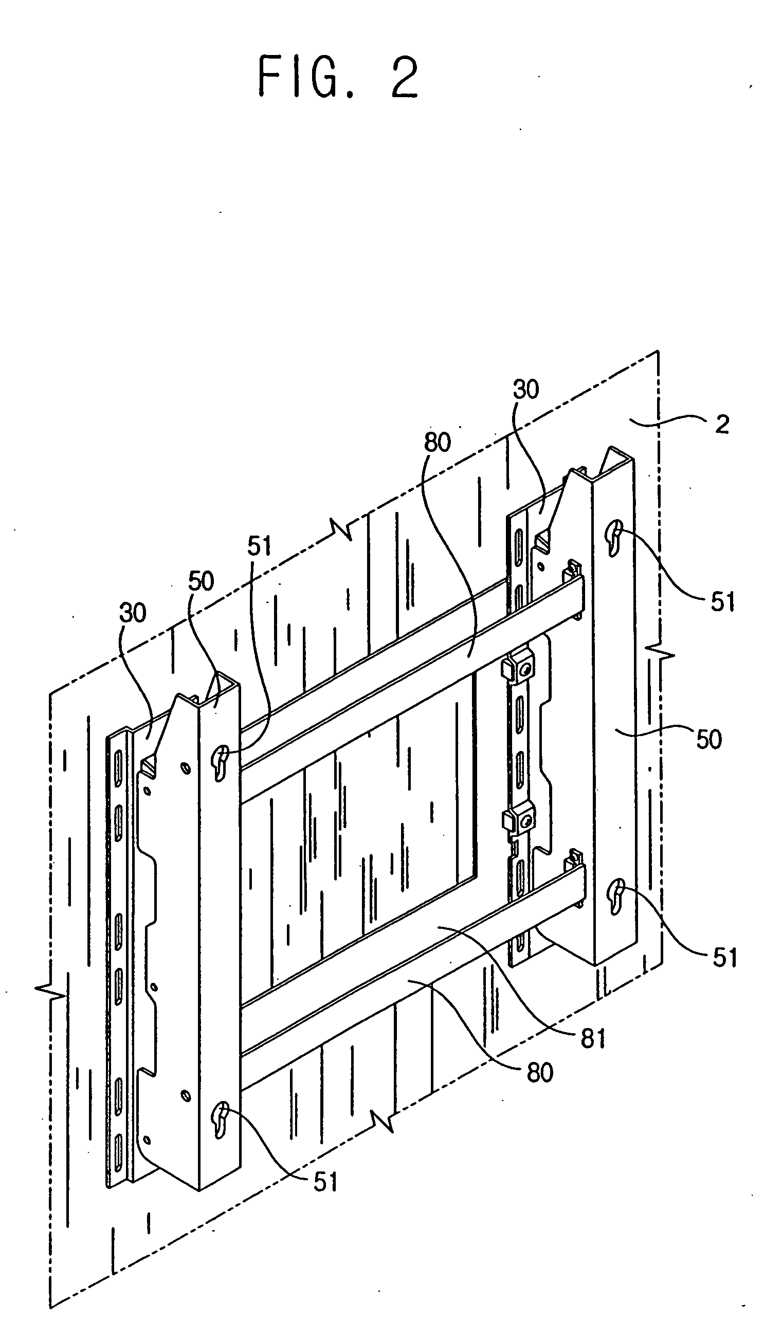 Display and display mounting apparatus