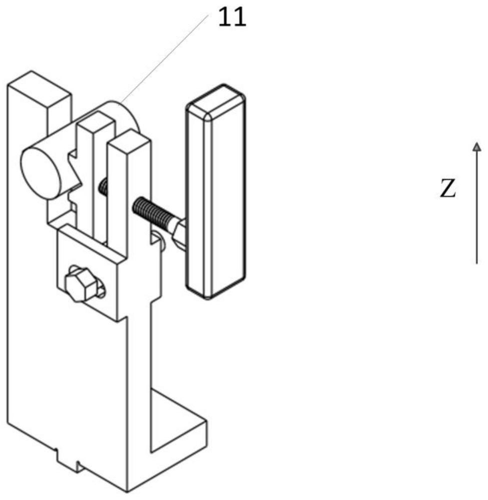 Form and position measurement flexible clamp and form and position measurement method for columnar part