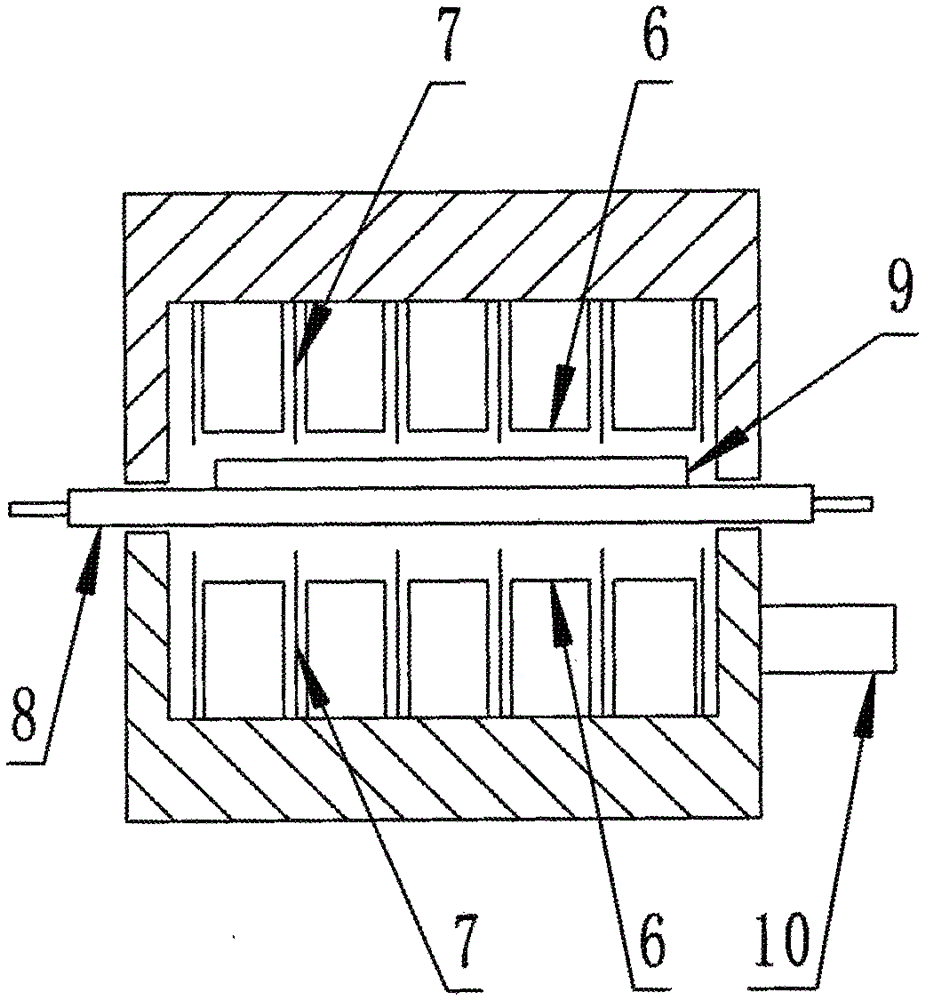 A double-chamber four-station glass bending tempering device and control method