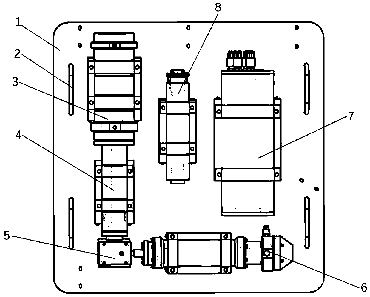 Bidirectional seal piston type abyss multicellular organism trapping and fidelity sampling device