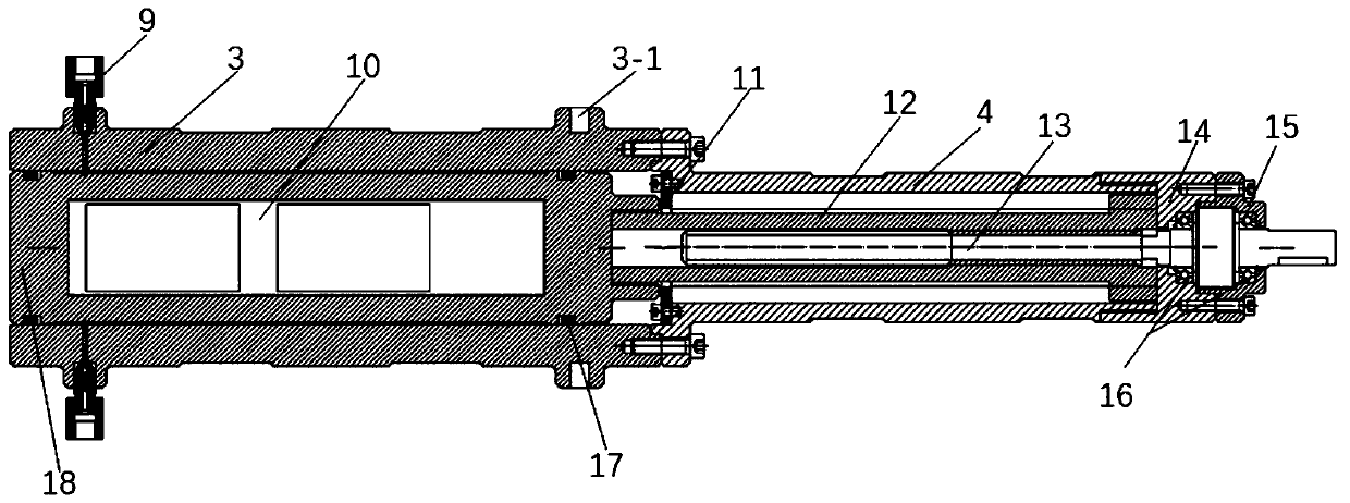 Bidirectional seal piston type abyss multicellular organism trapping and fidelity sampling device