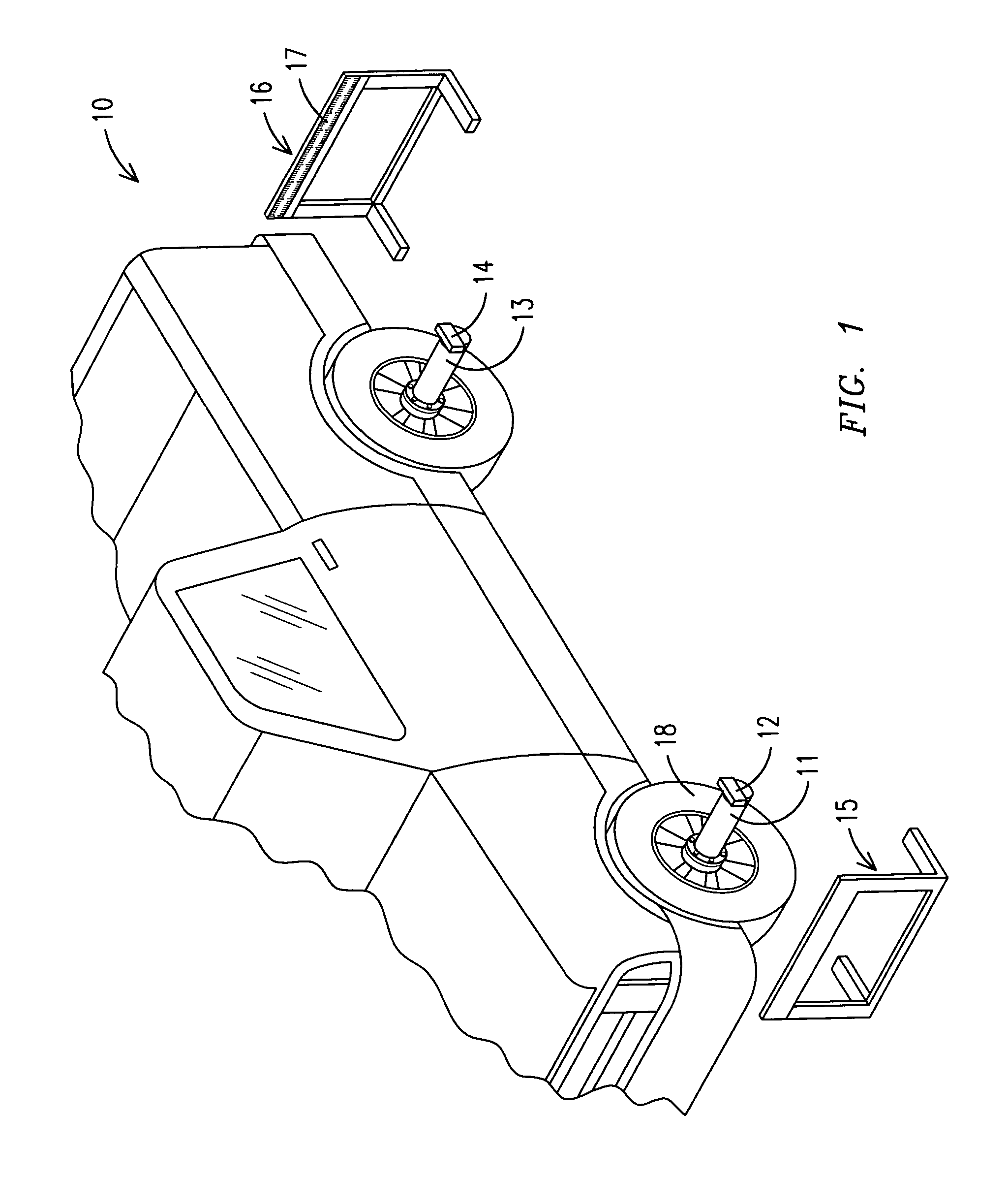 Apparatus and method for adjusting toe angle in the wheels of a solid axle