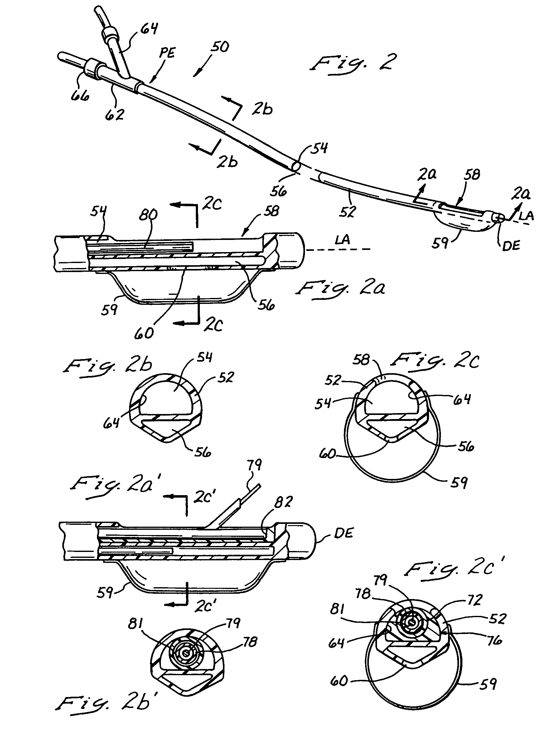 Catheters and related devices for forming passageways between blood vessels or other anatomical structures