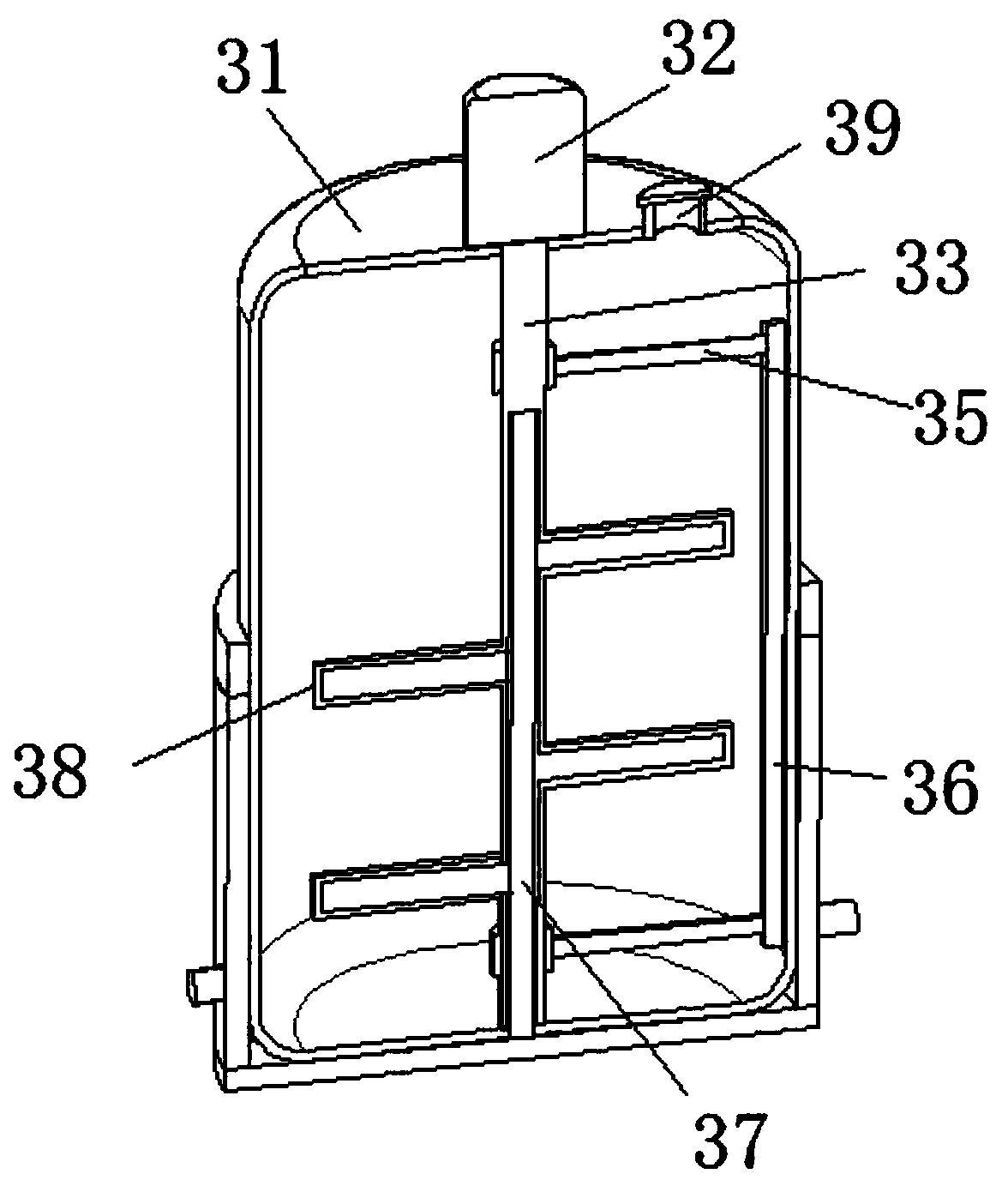 Flour product microbial fermentation device and using method thereof
