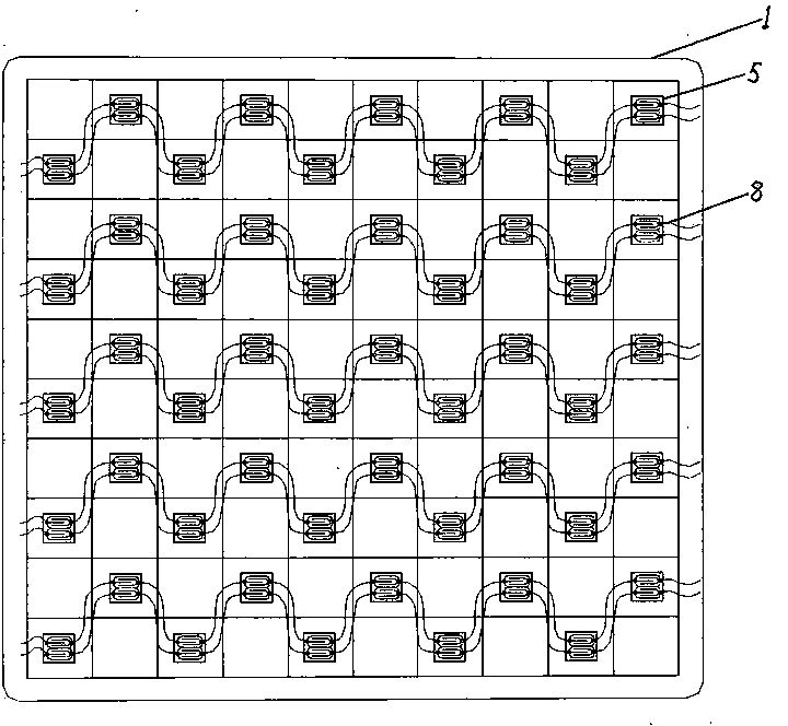 Novel high-power LED light source and implementation method thereof