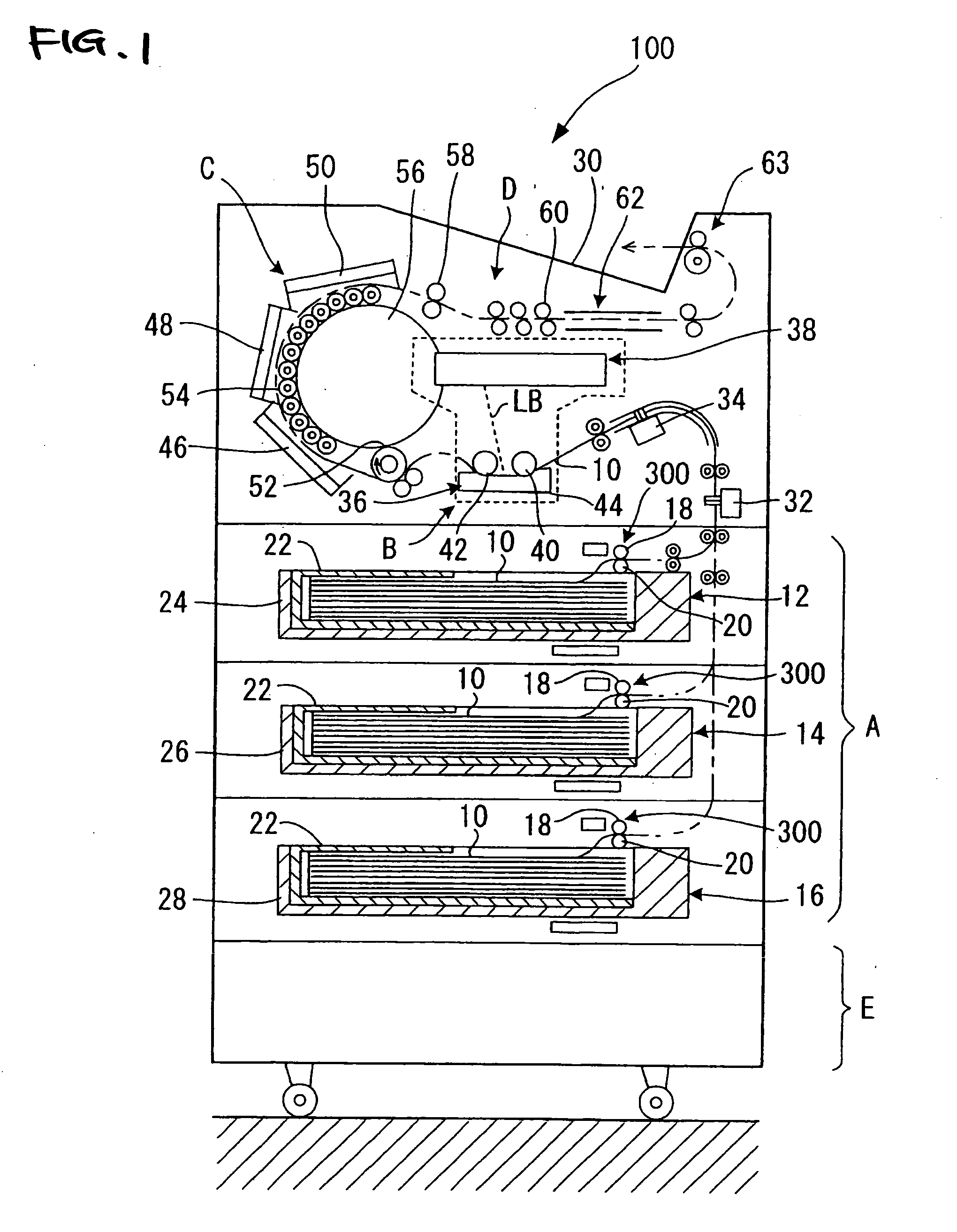 Film sheet feeding mechanism and thermal development recording apparatus having the same