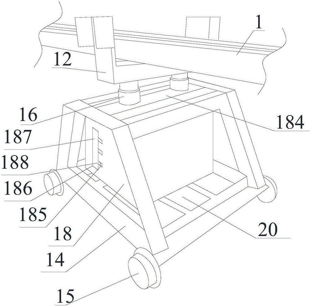 Manual-lifting type feeding supporting device