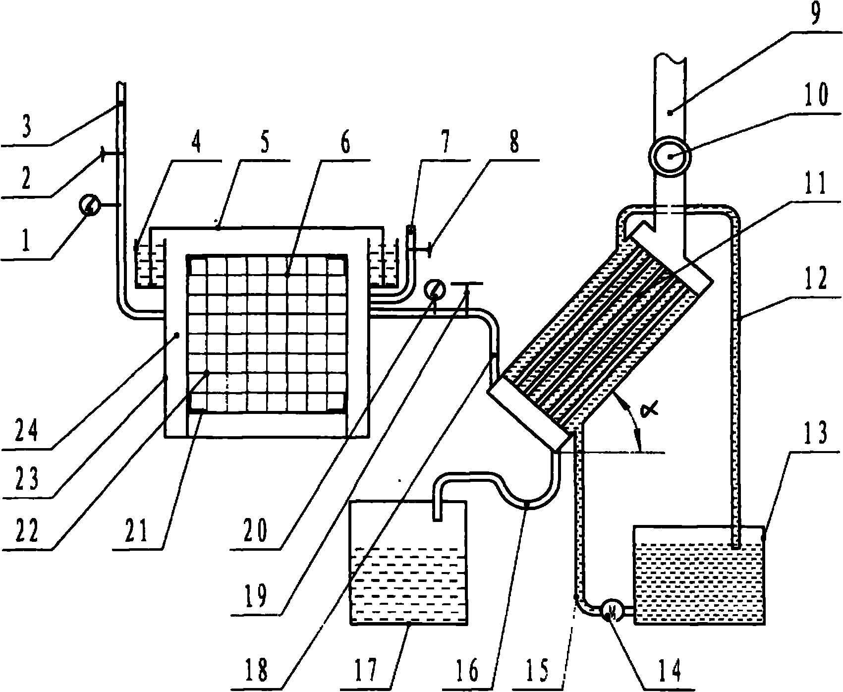 Biomass pyrolyzing furnace