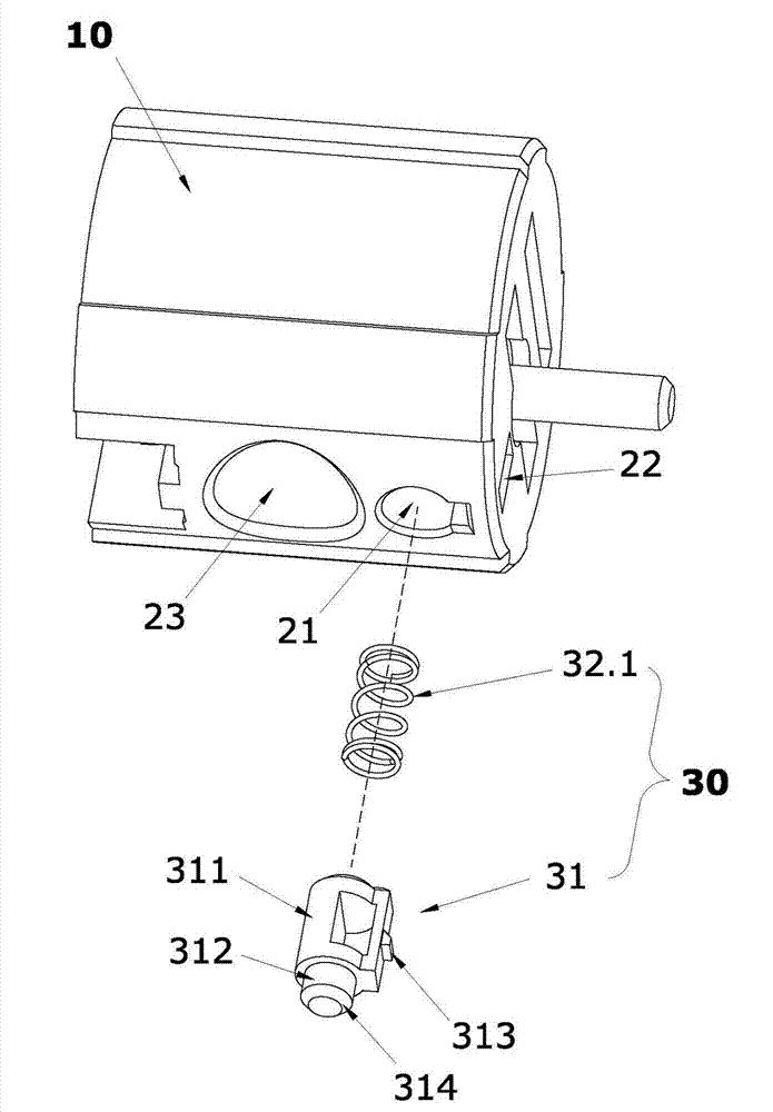 Quick positioning device of connecting shaft in cover plate shaft sleeve