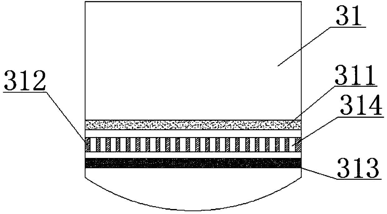 Efficient and full-automatic filtering device for edible oil