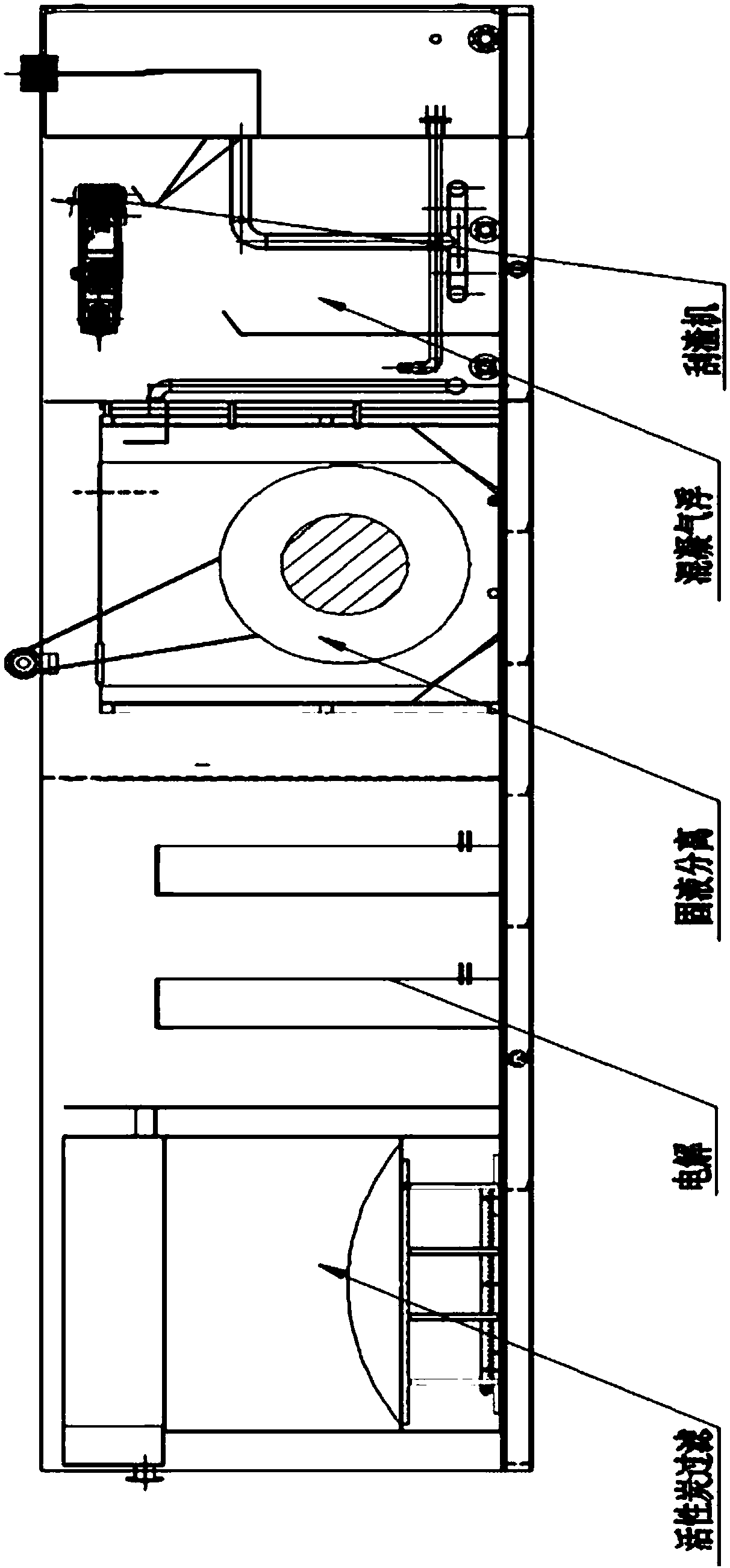 Drilling oil-containing wastewater treatment device