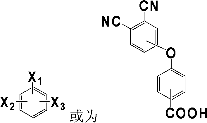 Phthalonitrile monomer containing aromatic polyamide, synthetizing method thereof and poly phthalonitrile resin produced through solidification of phthalonitrile monomer