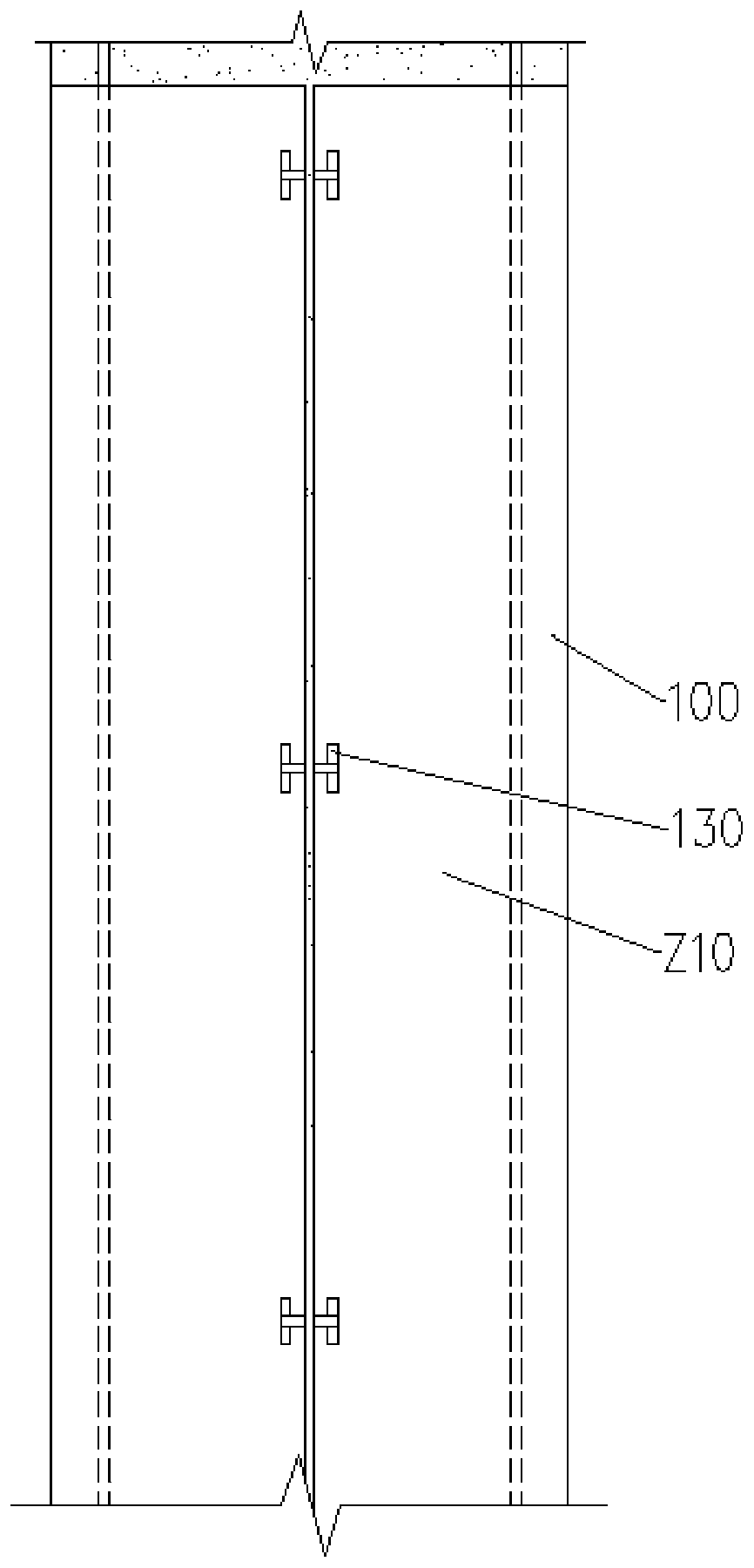 Steel structure fireproof structure and building comprising same