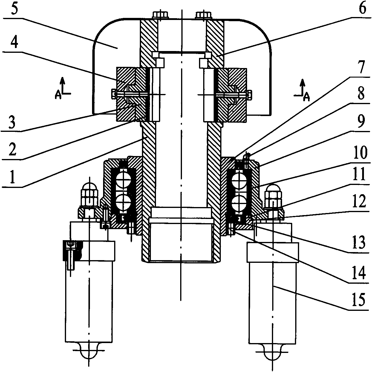 Pinion and rack clamping mechanism