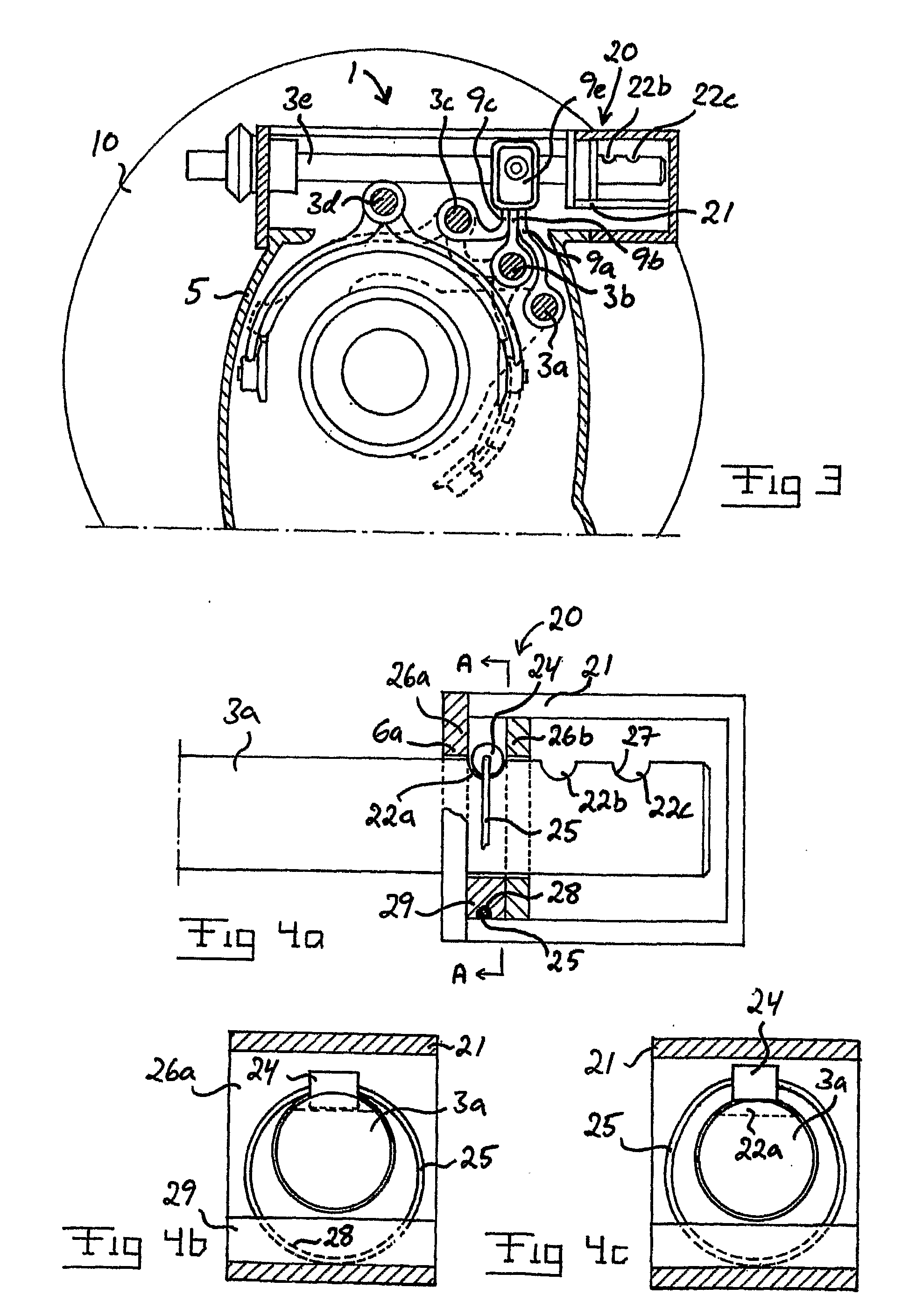 Gear change arrangement and a gearbox