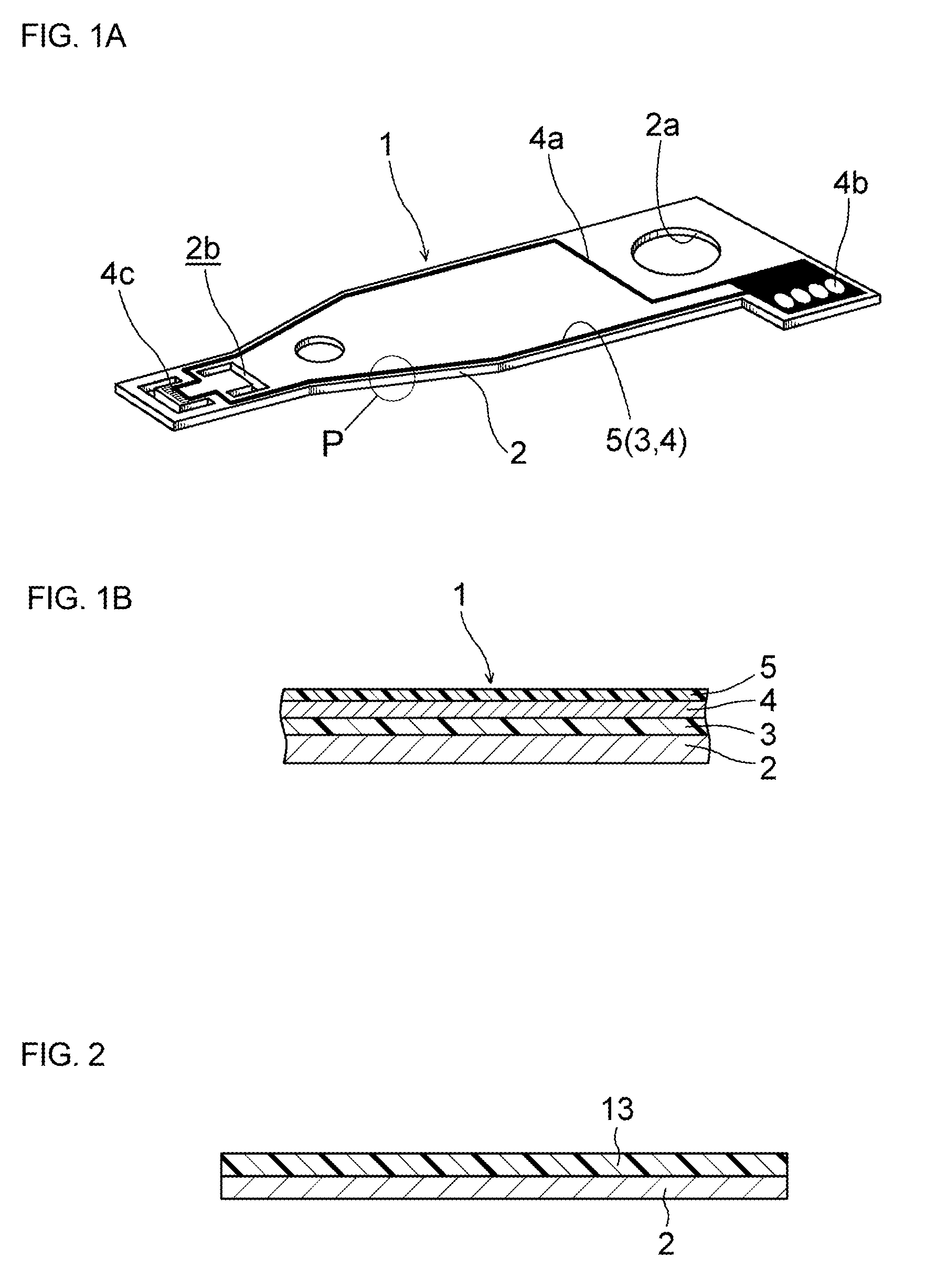 Suspension board with a circuit for use in a hard disk drive