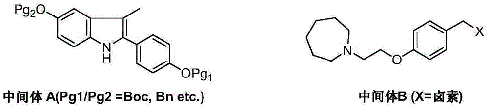 The preparation method of bazedoxifene acetate