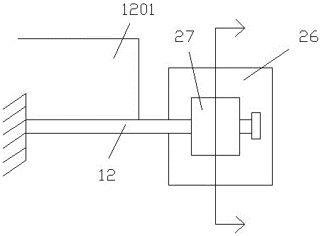 Installing assembly used for LED display device