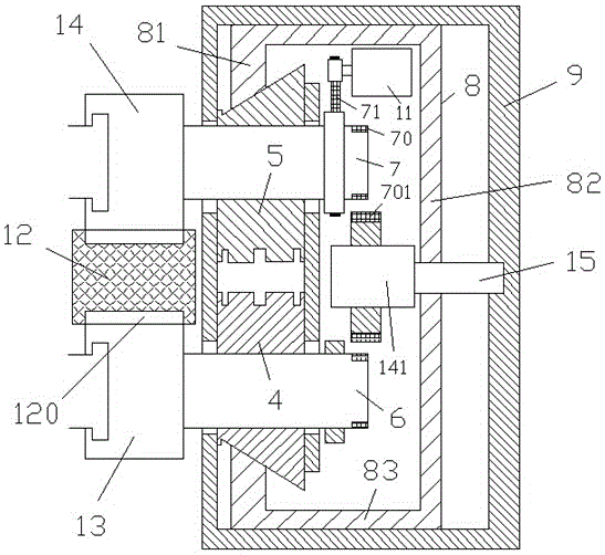 Installing assembly used for LED display device