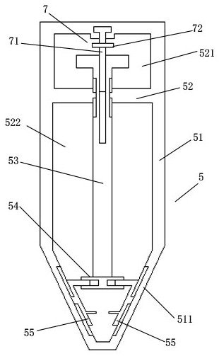 Transversely-moving type dispensing device for electronic components