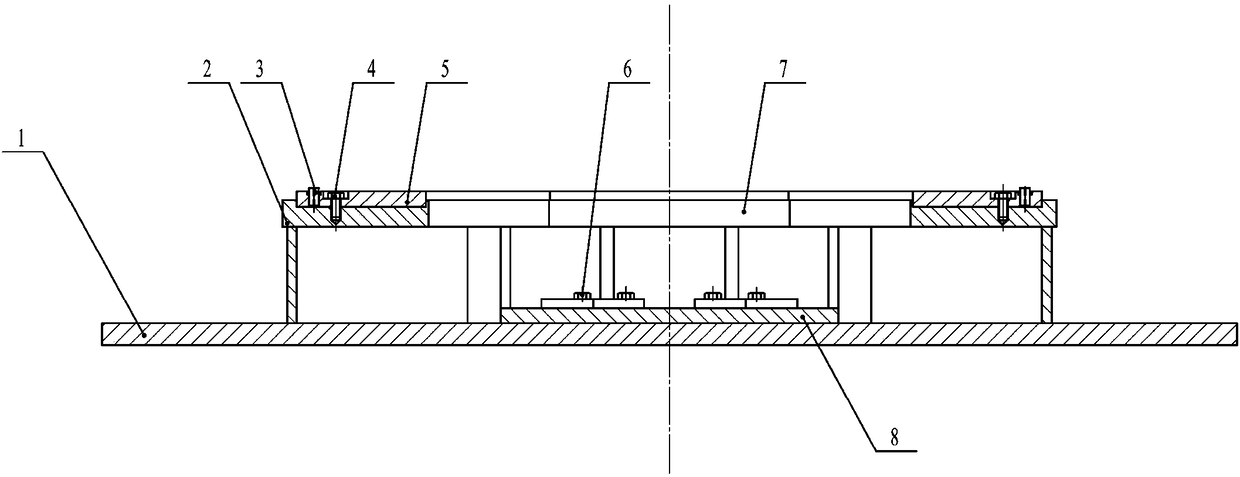 Bearing device capable of meeting safe falling off of fall-off type flywheel