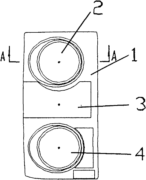 Automobile combined rear lamp structure