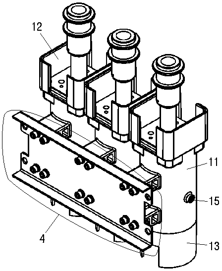 A contact system and a single-pole interrupter and load switch using the contact system