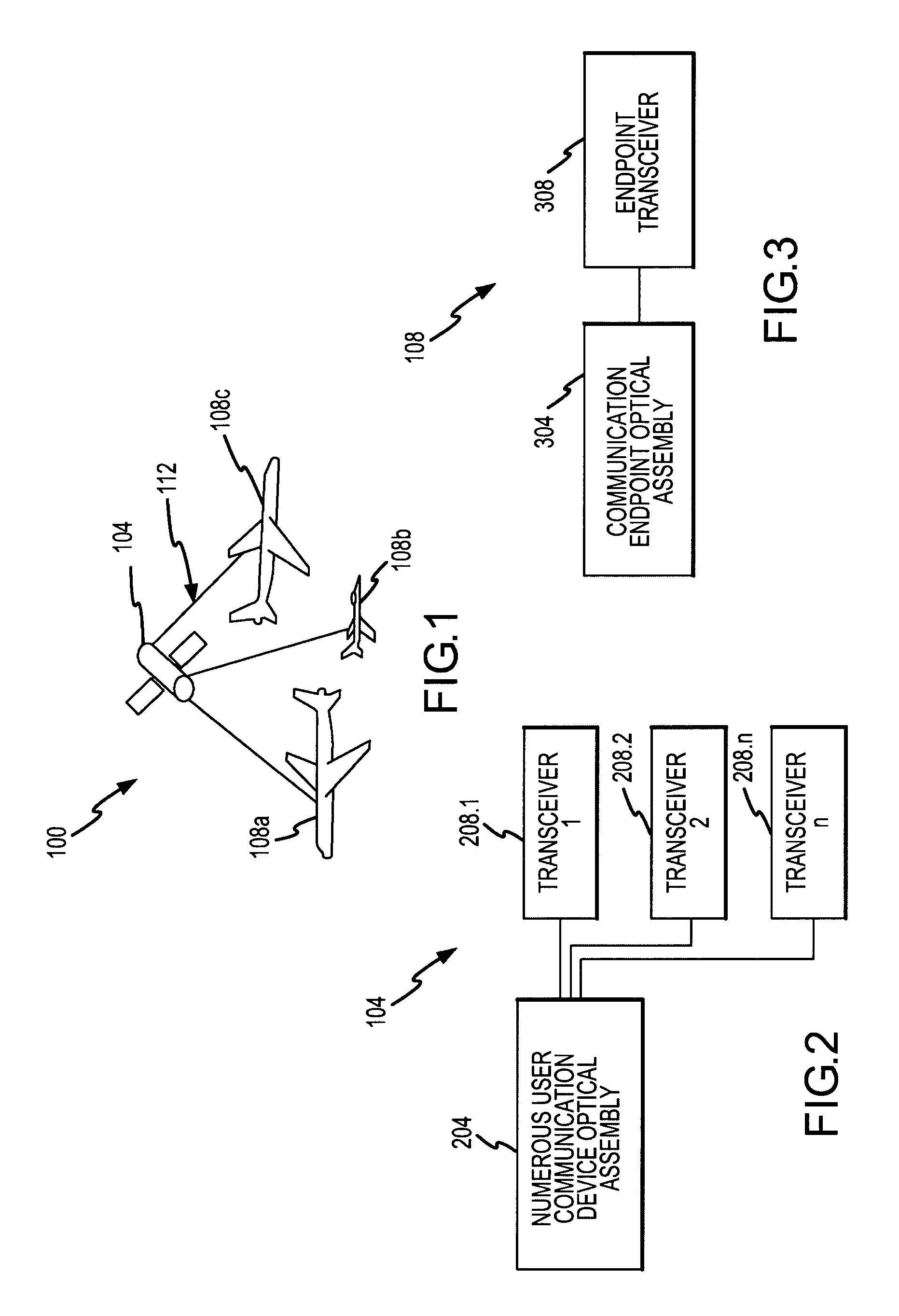 Numerous user laser communications optical system using chromatic waveplates and a common telescope aperture