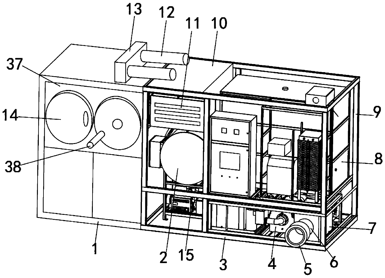 Industrial sewage treatment process and treatment apparatus