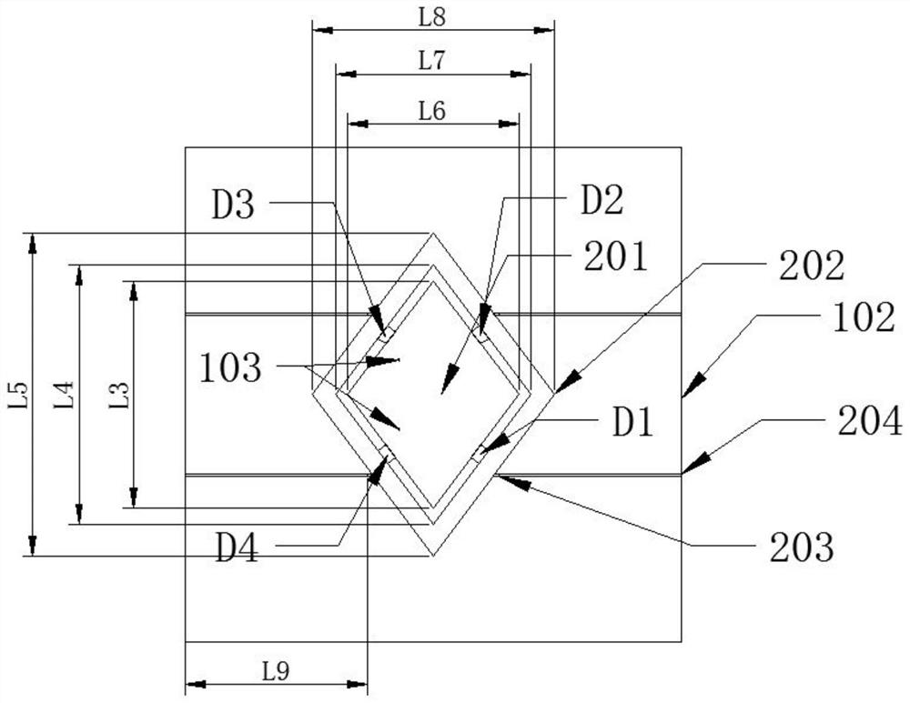 Frequency/polarization hybrid reconfigurable antenna