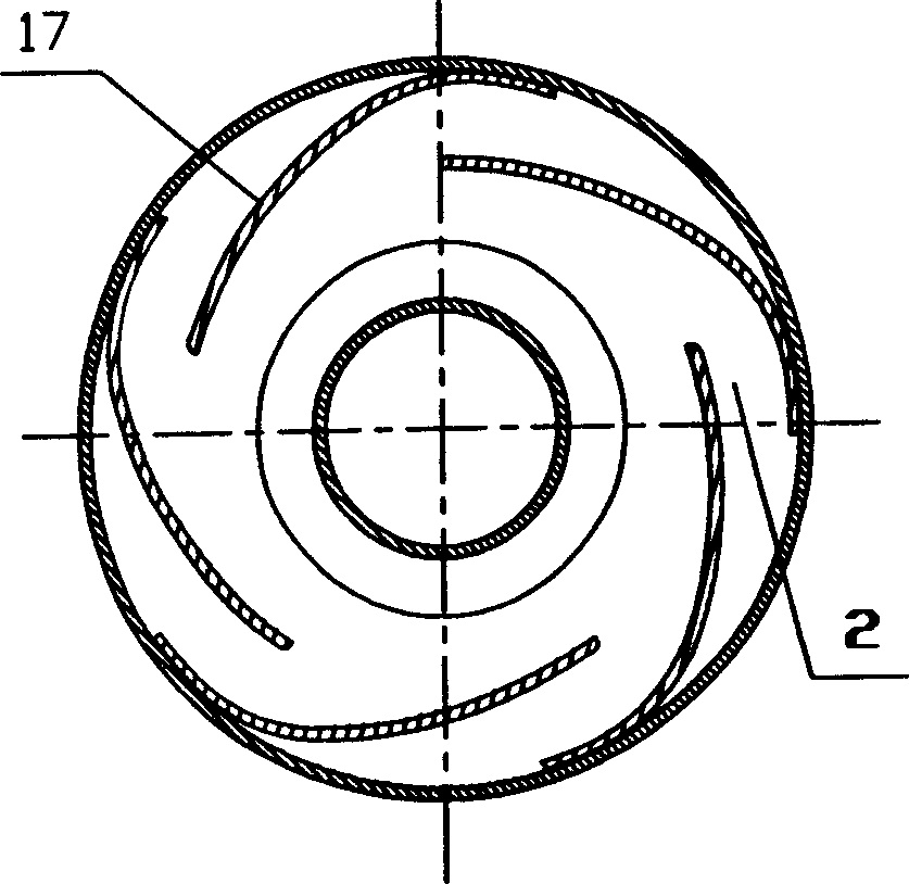 Secondary cyclone dust separating cup of vacuum cleaner