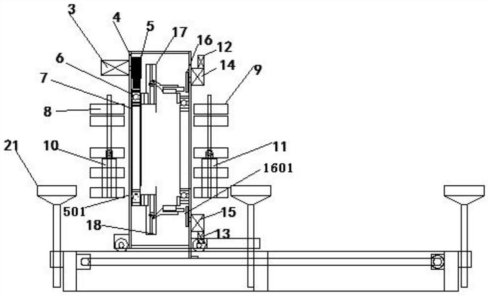 Cutting machine for hollow wall winding pipe and working method thereof