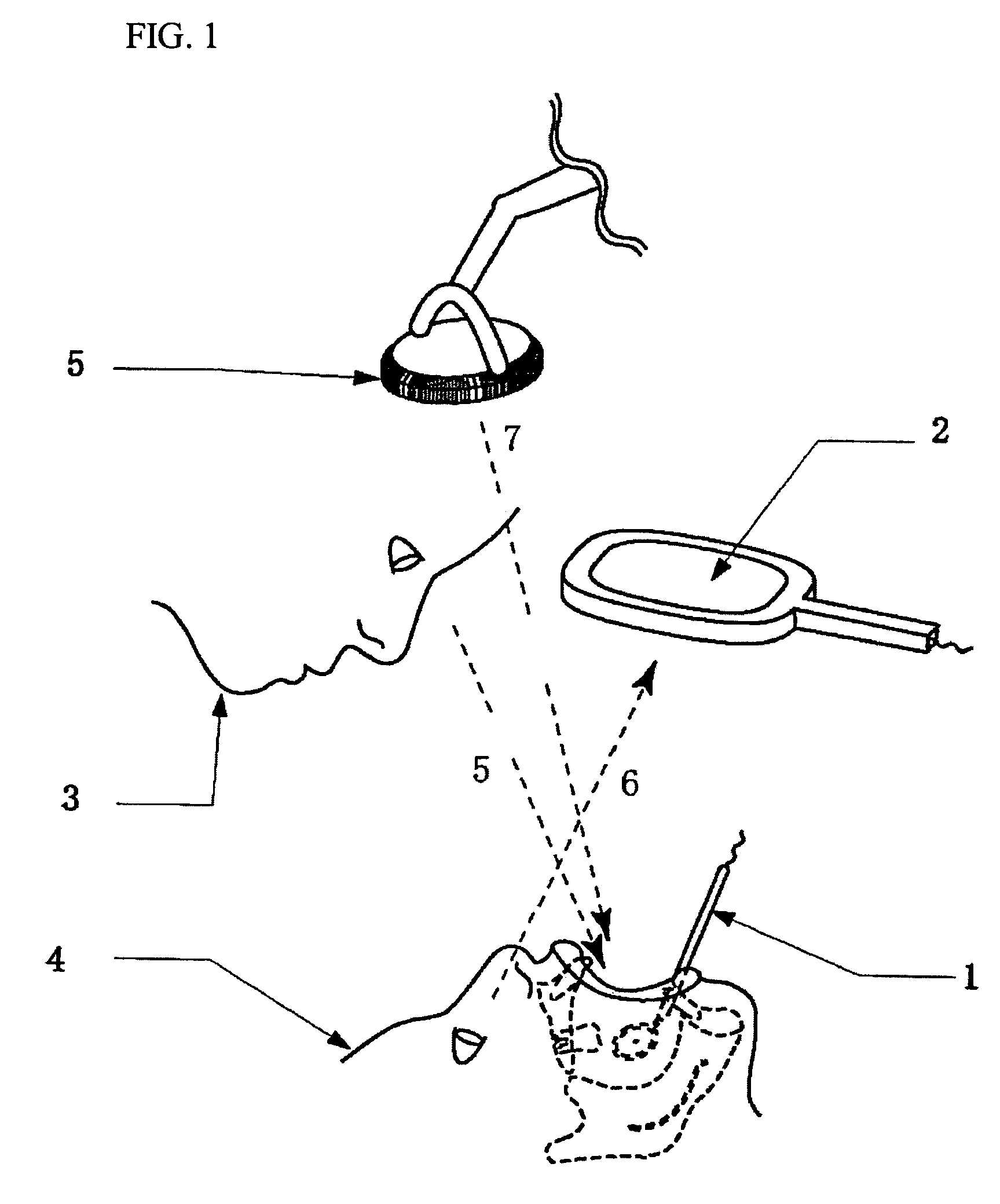 Dental mirror, and an intraoral camera system using the same