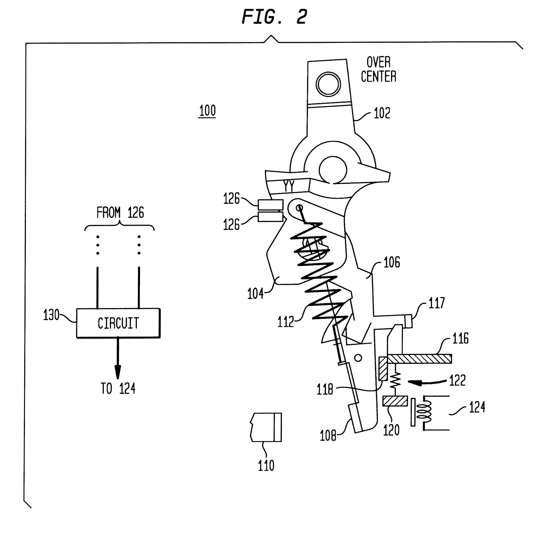 Circuit breaker locking and unlocking mechanism