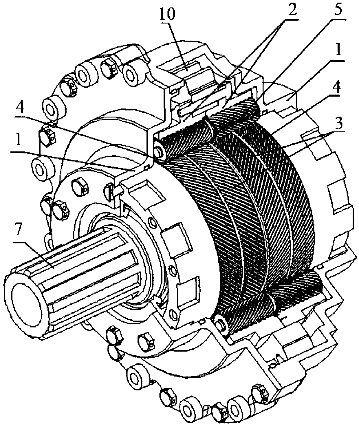 Inverted roller screw reduction gear