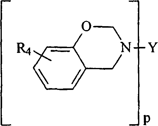 Benzoxazine compositions with core shell rubbers