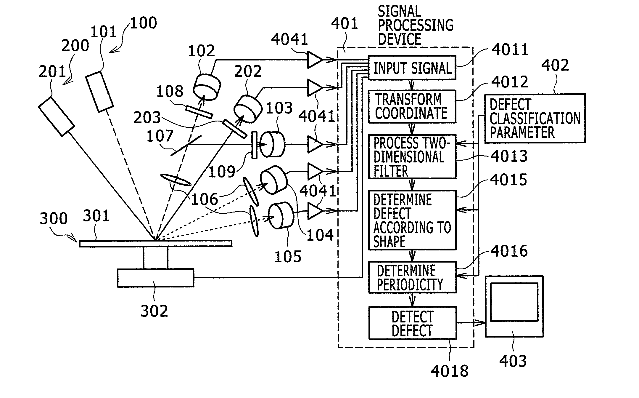 Method and apparatus for detecting defects on a disk surface