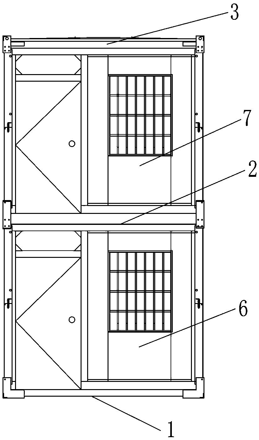 Two-storey foldable box type house