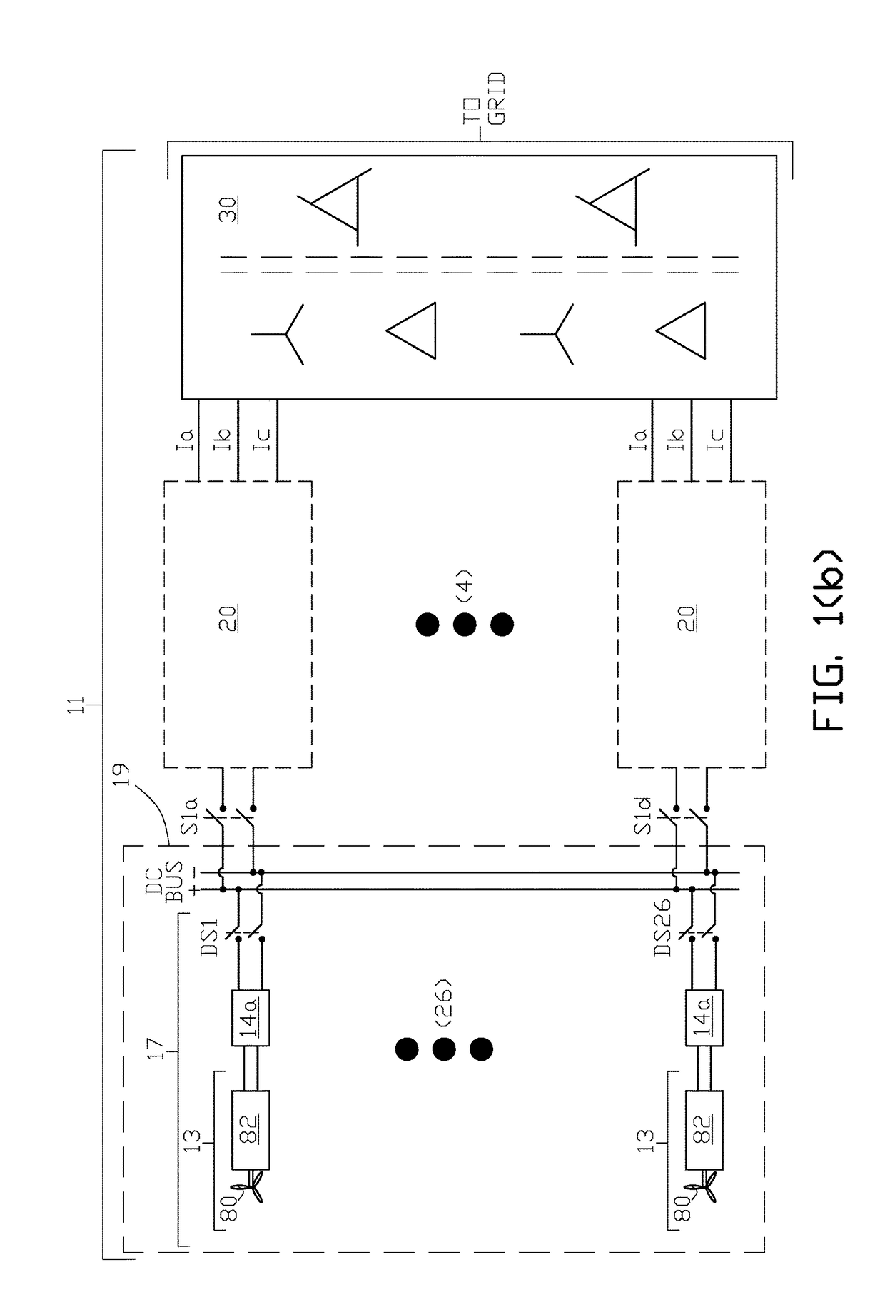 Integrated multi-mode large-scale electric power support system for an electrical grid