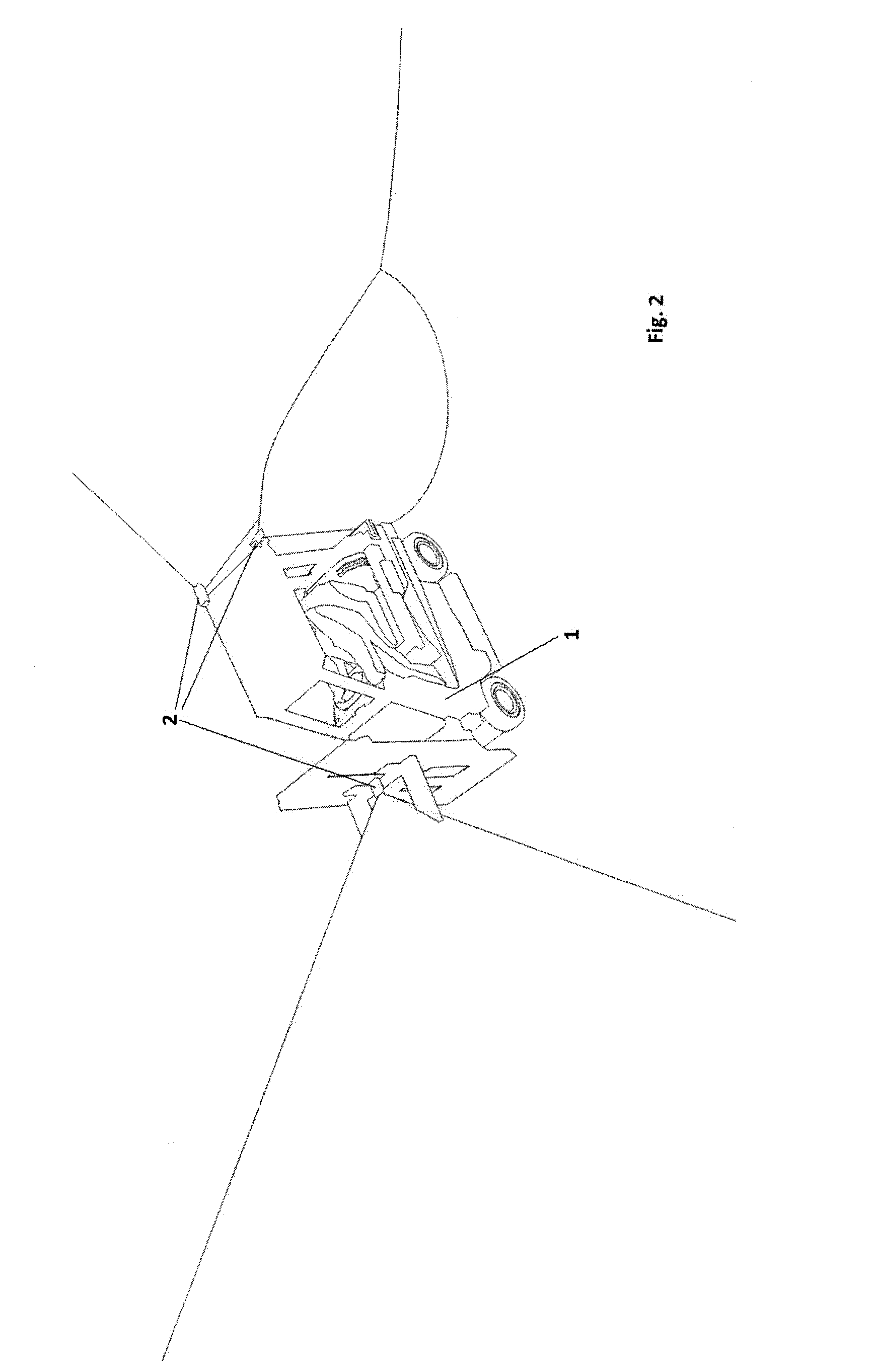 Method and system for sensing the position of a vehicle