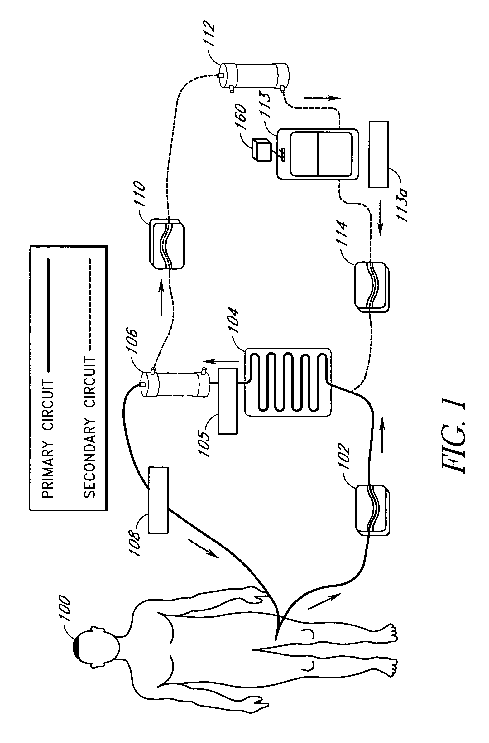 Apparatus and method for down-regulating immune system mediators in blood