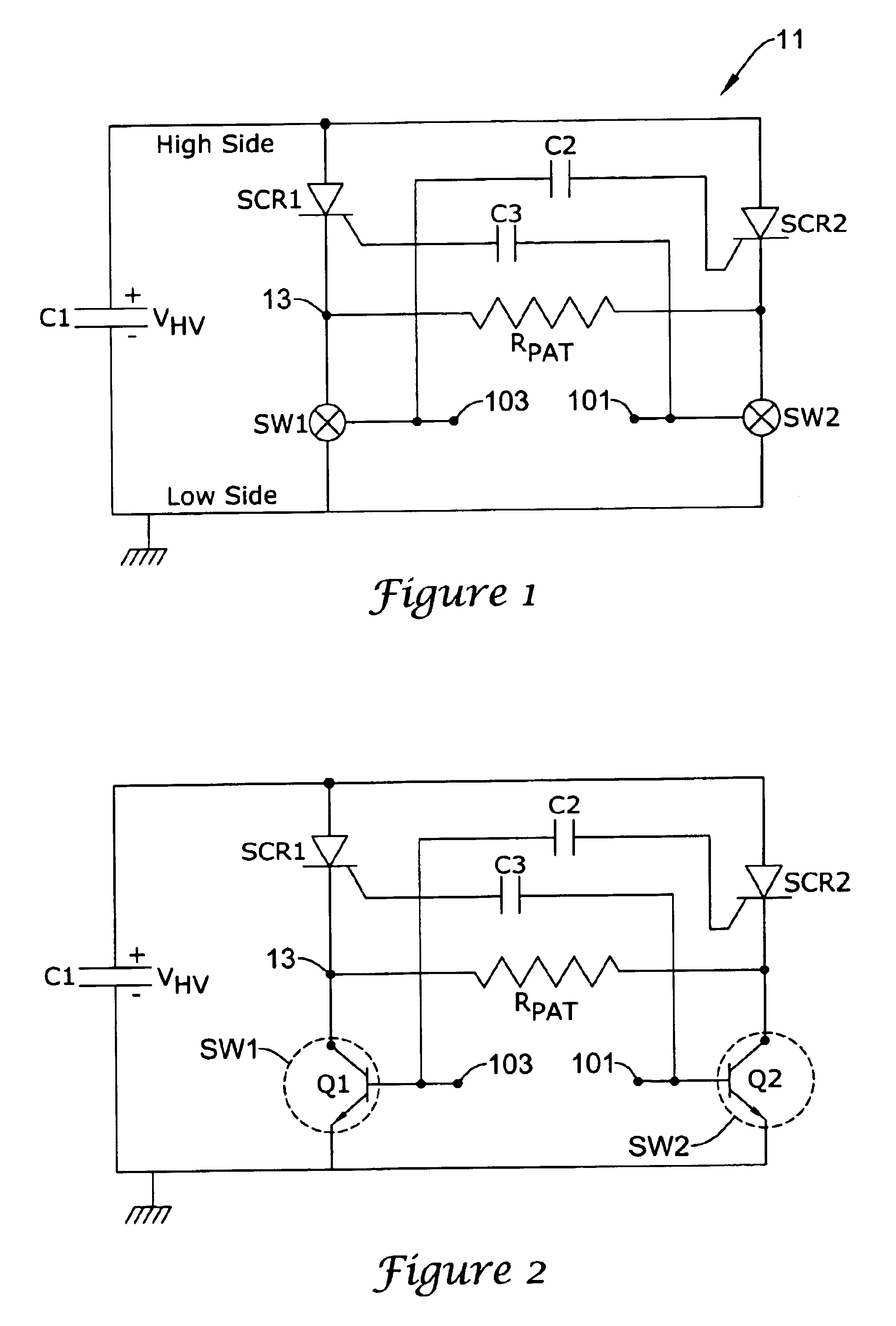Simplified defibrillator output circuit