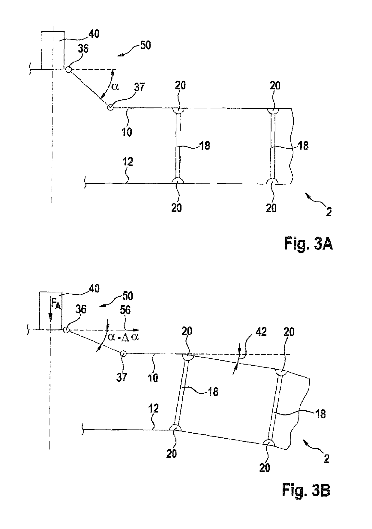 Pretensioning device for a windscreen wiping device