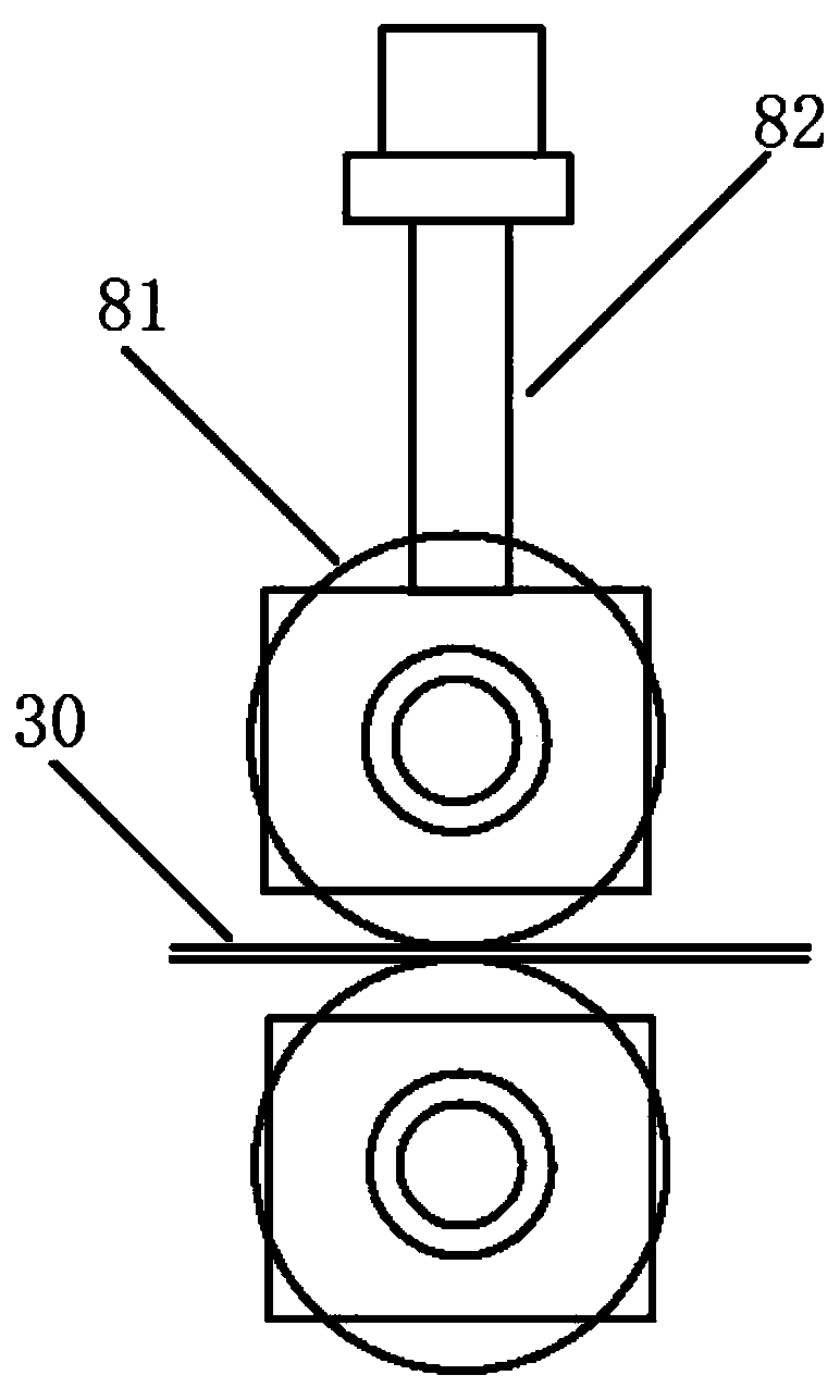 Continuous Teflon press for thermoplastic composite material