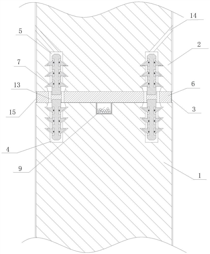 Assembly type partition wall board with stress releasing and convenient installation functions