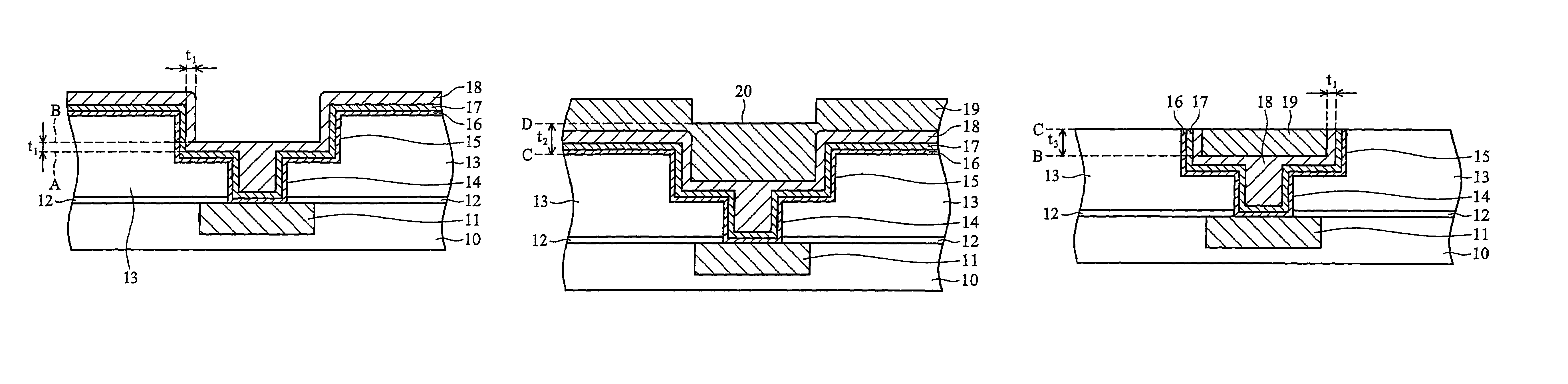 Method and apparatus for copper film quality enhancement with two-step deposition