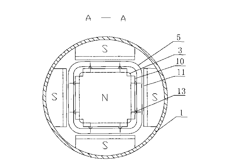 Encircling type vibration generating device