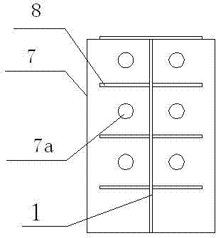 Universal member pre-buried node and installing method thereof