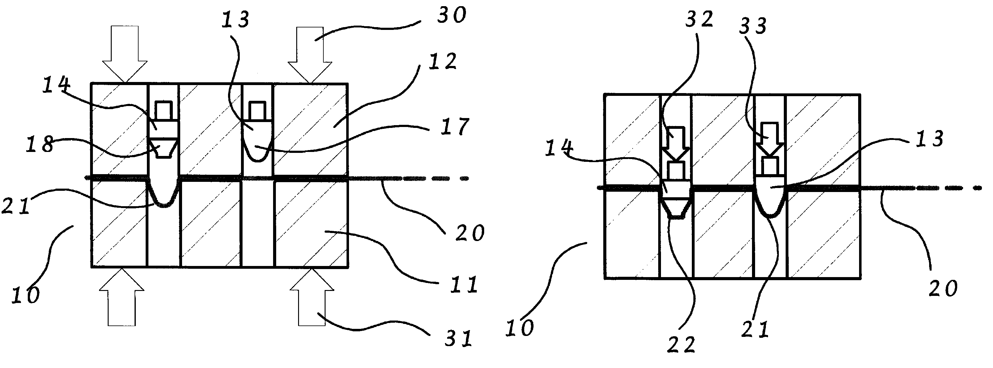 Deep draw container forming method
